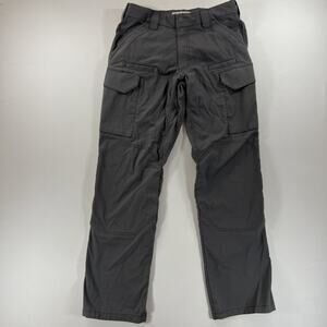 First Tactical Pants Men's 32x32 Gray Cargo Straight Ripstop V2 Double Knee